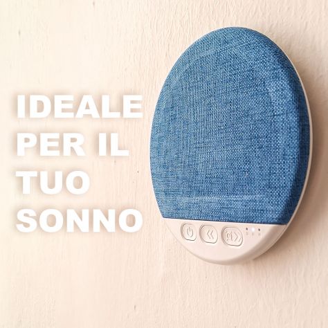 Mini Speaker Bluetooth 5.3 con suoni natura (Blu) - Foto 8