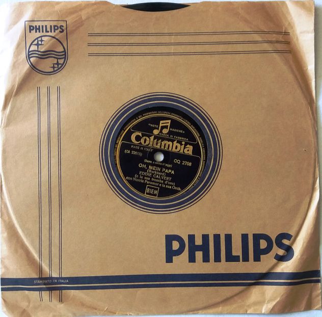 5 dischi 78 rpm del 1955-di Eddy Calvert e la sua tromba d'oro-Ediz. Columbia - Foto 4