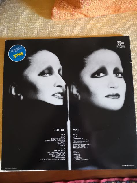 Disco Vinile Lp 33 giri di Mina - "Catene", doppio album originale del 1984. - Foto 4