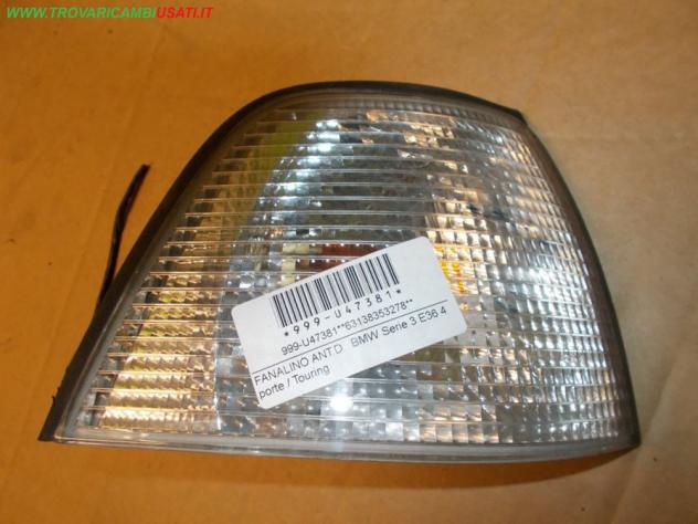 FANALINO ANT.D. BMW Serie 3 E36 4 porte / Touring  Parti elettriche  Fanaleria  Proiettori  Fanalino comple BMW - Serie 3 E36 4 porte / Touring - 01-1