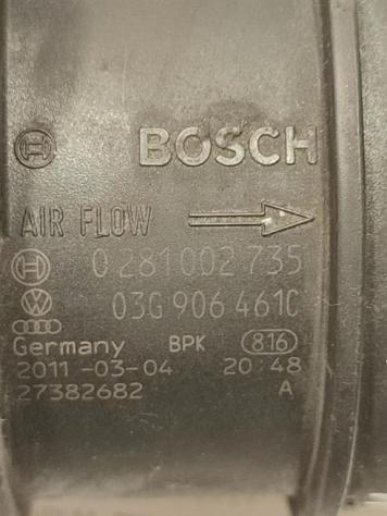 DEBIMETRO AUDI A4 Allroad Serie B8 (8KH) 03G906461C 0281002735 CAG diesel 1968 (08) - Foto 2