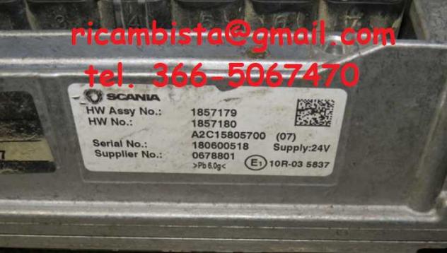 A2C15805700 Scania R centralina motore Continental - Foto 2