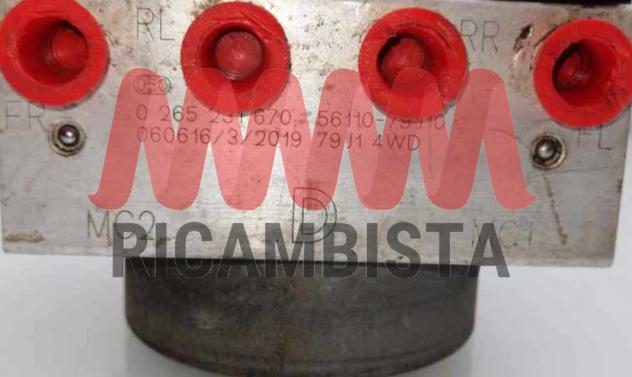 0265800494 Fiat Sedici gruppo pompa centralina ABS - Foto 2