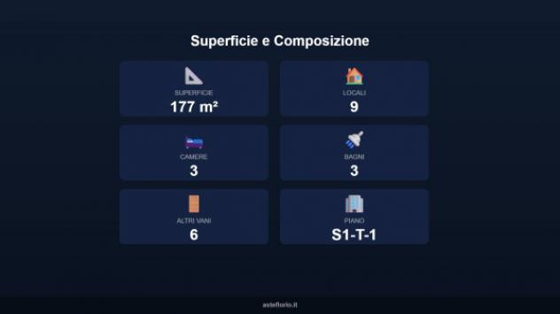 Immobile in asta di 177 m² con più di 5 locali e box auto in vendita a Camaiore - Foto 17