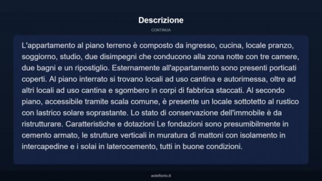 Immobile in asta di 227 m² con più di 5 locali e box auto in vendita a Cureggio - Foto 5
