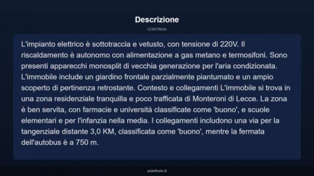 Immobile in asta di 246 m² con più di 5 locali in vendita a Monteroni di Lecce - Foto 12