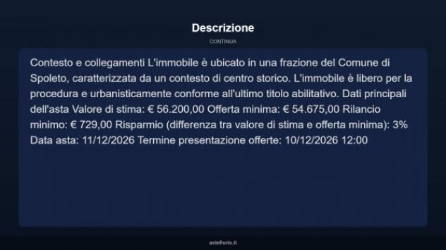 Immobile in asta di 98 m² con più di 5 locali in vendita a Spoleto - Foto 12