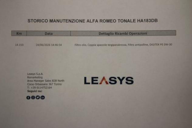 ALFA ROMEO Tonale 1.3 280 CV PHEV AT6 Q4 Veloce rif. 23984161 - Foto 9