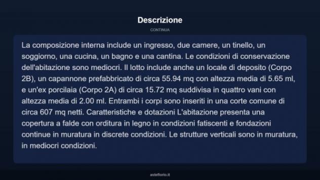 Immobile in asta di 97 m² con più di 5 locali in vendita a Rieti - Foto 11