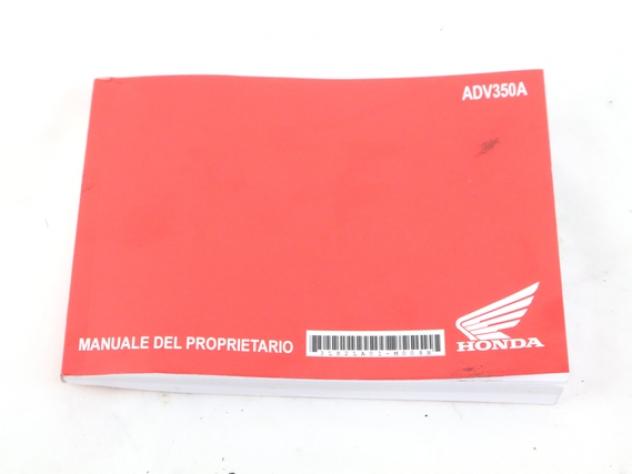 HONDA ADV 350 00X3LK2LA010 MANUALE USO E MANUTENZIONE NF13 22 - 24 OWNER'S MANUAL
