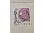 Filatelia Poste It. da Euro 0.45, del 2004, raffigura "Italia Donna dell'Arte"