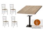 Set Sedie E Tavoli Per Ristorante Bar Pizzeria Birreria In Legno Cod115 Nuovi