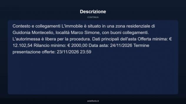 Immobile in asta di 36 m² in vendita a Guidonia Montecelio - Foto 9