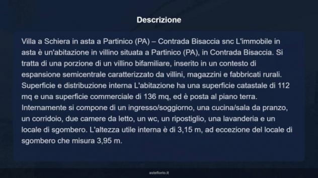 Immobile in asta di 112 m² con più di 5 locali in vendita a Partinico - Foto 9