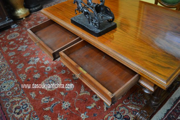 Antico scrittoio dei primi del 900 stile Rinascimentale - Foto 8