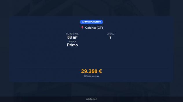 Immobile in asta di 58 m² con più di 5 locali in vendita a Catania - Foto 17