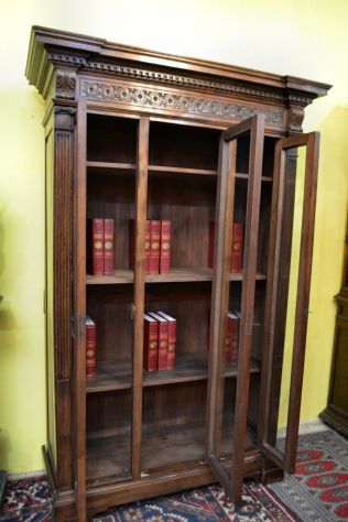 Libreria a tre ante stile Neorinascimento - Foto 6