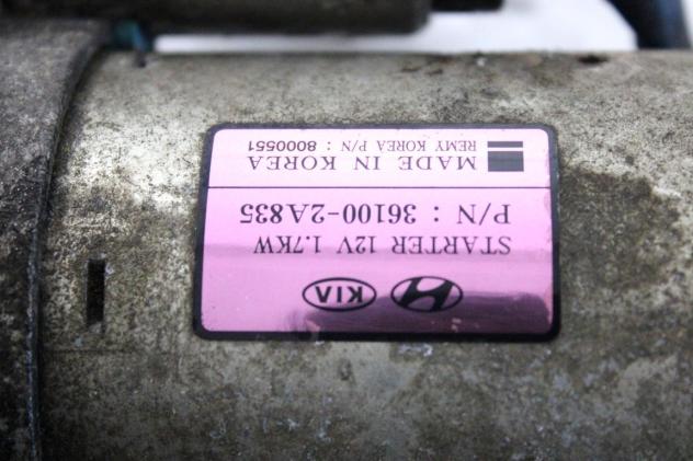 36100-2A835 MOTORINO AVVIAMENTO KIA SPORTAGE 1.7 D 85KW 6M 5P (2014) RICAMBIO USATO - Foto 5