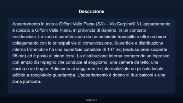 Immobile in asta di 107 m² in vendita a Giffoni Valle Piana - Foto 4