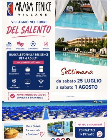 Fitto settimana in residence in Salento