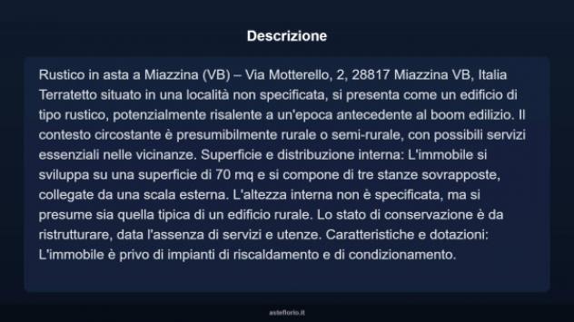 Immobile in asta di 70 m² in vendita a Miazzina - Foto 4