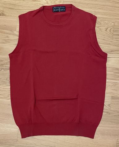 Gilet Private Lives, 100% cotone, rosso, taglia M