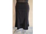 Gonna lunga donna con inserti floreali nera tg XL di Lattementa