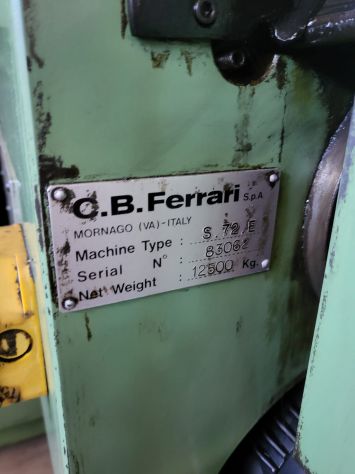 Centro Di Lavoro C.B. Ferrari Mod. S 72 -E 3 Assi - Foto 3