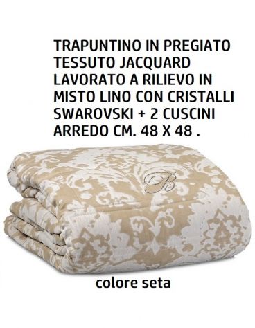 Quilt copriletto matrimoniale BLUMARINE  + 2 cuscini arredo - Foto 10