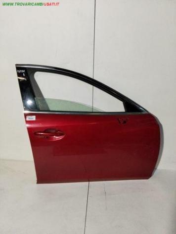 PORTA ANT. DX ROSSA MET AL/SE 999-U1309501 Carrozzeria  Lamierati esterni  Porte  Porta ant. dx. MAZDA - 6 4 porte - 01-02-2013 - 01-02-2015