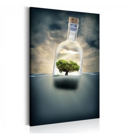 Quadro Con Un Albero In Bottiglia ARREDALACASA