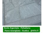 Pavimento Palladiana in BEOLA ARGENTATA , Piano Granigliato -  Rustico