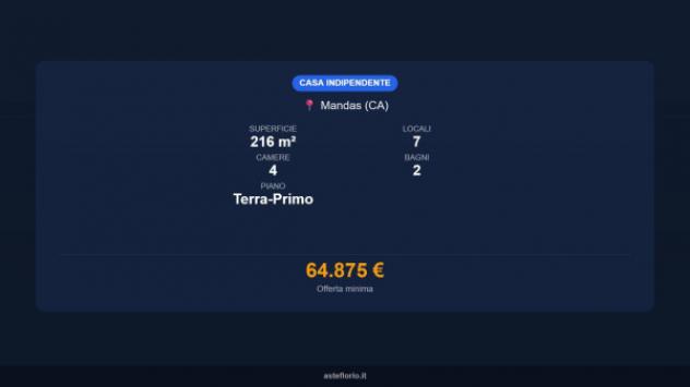 Immobile in asta di 216 m² con più di 5 locali in vendita a Mandas - Foto 16