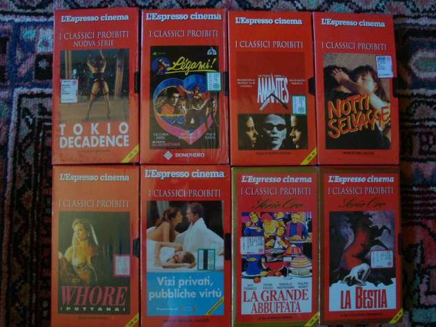 8 VHS Eros d'autore-Serie Tokio Decadence