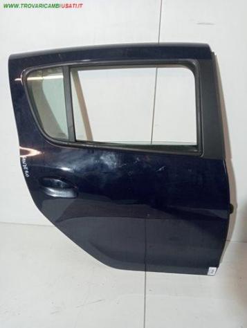 PORTA POST. DX BLU SCURO AL/SE 999-U1309727 Carrozzeria  Lamierati esterni  Porte  Porta post. dx. DACIA - SANDERO - 2013  2016, DACIA - SANDERO - 201
