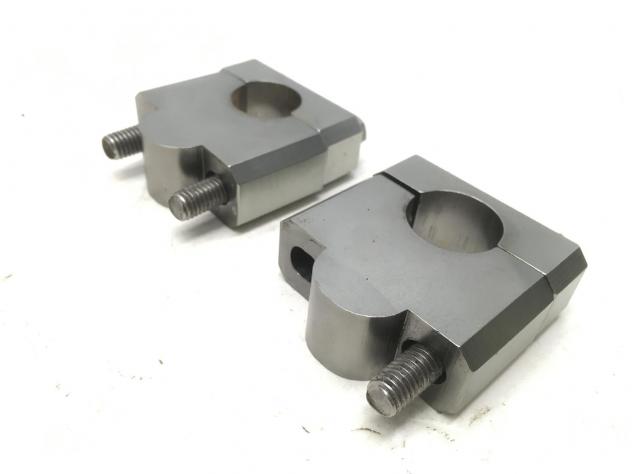YAMAHA FZ6 600 COPPIA RISER SUPPORTO MANUBRIO 2006 RJ074 - Foto 2
