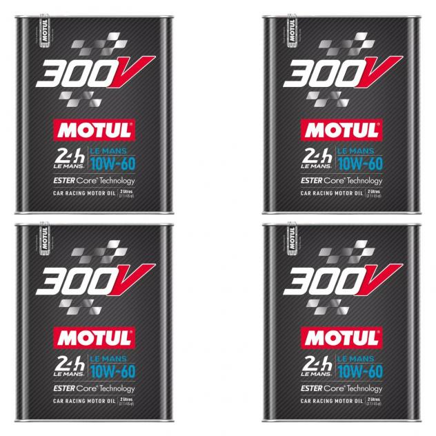 Motul 300V Le Mans 10W-60 8L Olio motore da corsa 100% sintetico