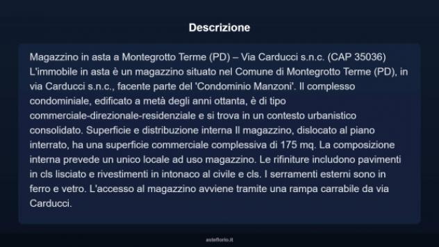 Immobile in asta di 175 m² in vendita a Montegrotto Terme - Foto 4