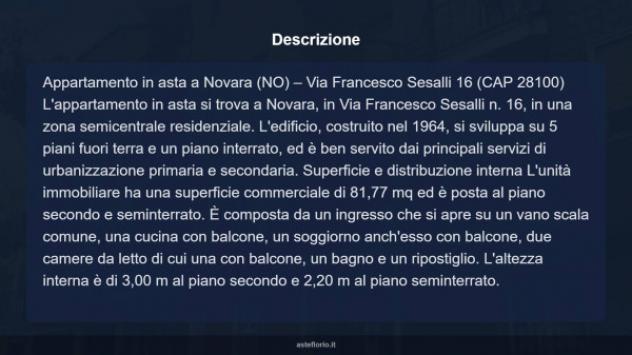 Immobile in asta di 81 m², box auto in vendita a Novara - Foto 10