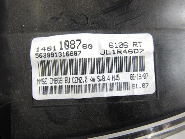 1401108780 QUADRO STRUMENTI CONTACHILOMETRI FIAT SCUDO 2.0 D 100KW 6M 5P (2008) RICAMBIO USATO - Foto 2