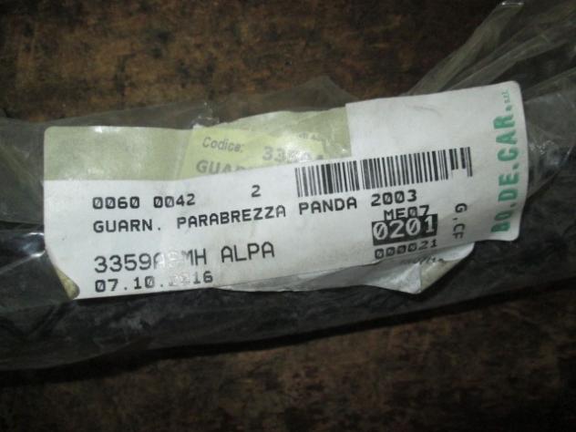 3359ASMH GUARNIZIONE PARABREZZA ANTERIORE FIAT PANDA 1.2 BENZ RICAMBIO NUOVO 46804344 - Foto 3