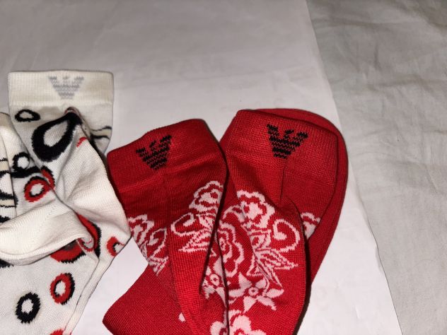 2PAIA CALZE NUOVE DONNA MAI USATE FIRMATE ORIGINALI”EMPORIO ARMANI”MADE IN ITALY - Foto 5