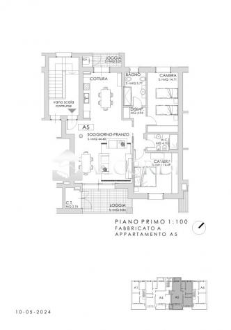 APPARTAMENTO di 5 vani e di 109 mq (SUSEGANA) rif. JS009_5 - Foto 13