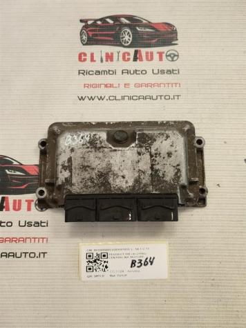 CENTRALINA MOTORE PEUGEOT 106 2° Serie 9630059880 0281001839 TU1JP benzina 1124 (96)