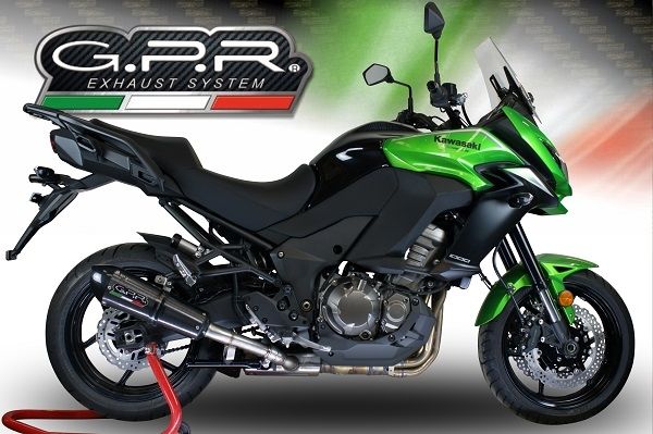 Terminale di scarico per Kawasaki Versys 1000 Arrow Race-tech Mivv Oval - Foto 4