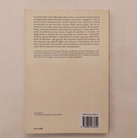 L'enigma delle piramidi 103 illustrazioni Kurt Mendelssohn 1°Ed.Mondadori,199 - Foto 4