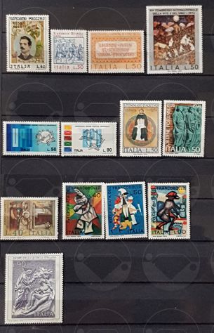 ITALIA 1970-1974 lotto di 101 francobolli - Foto 6