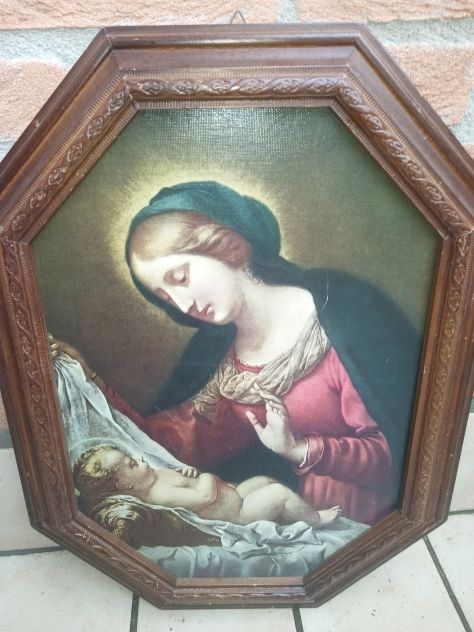 QUADRO MADONNA CON BAMBINO - Foto 3