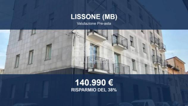 Immobile in asta di 87 m², box auto doppio in vendita a Lissone