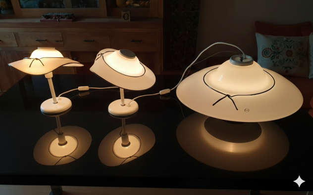LAMPADARIO E ABAJOUR IN VETRO DI MURANO RARO